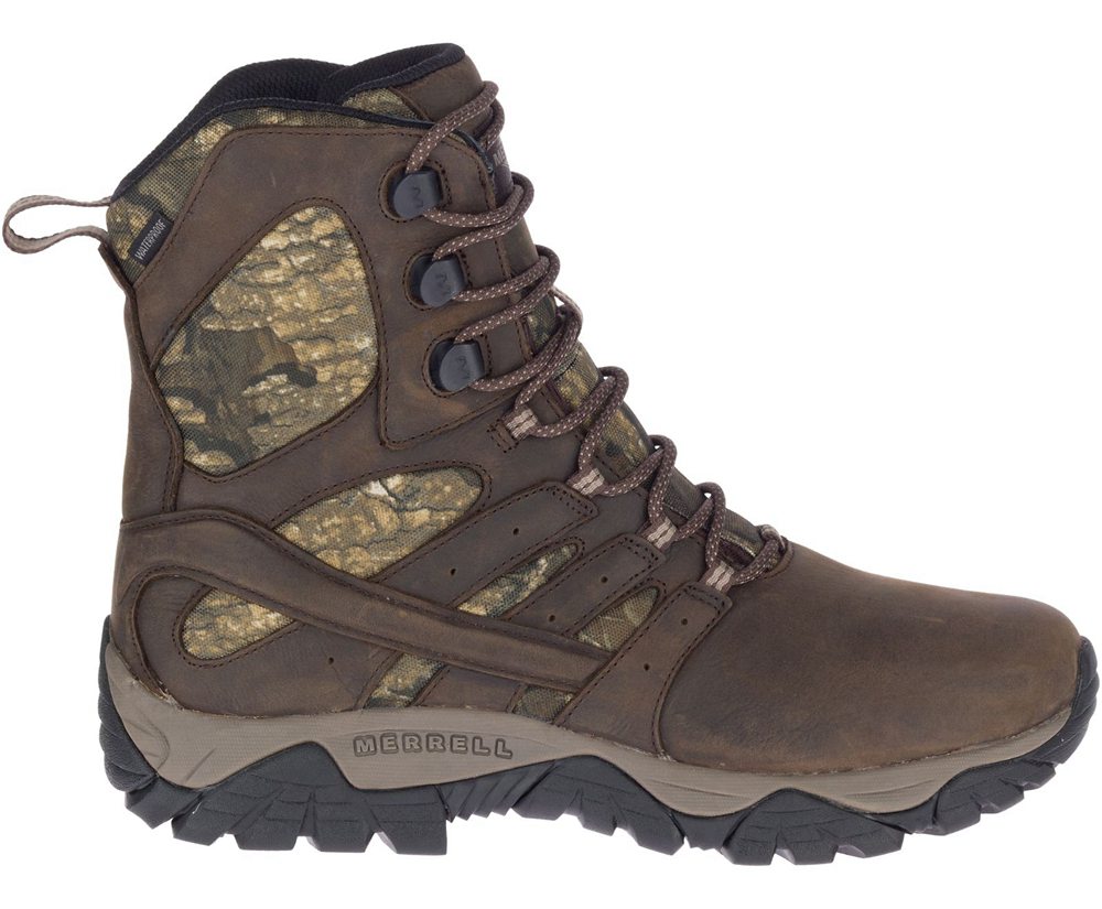 Merrell Vandrestøvler Herre - Moab Timber 8" Waterproof Sr - Brune - YCP651908
